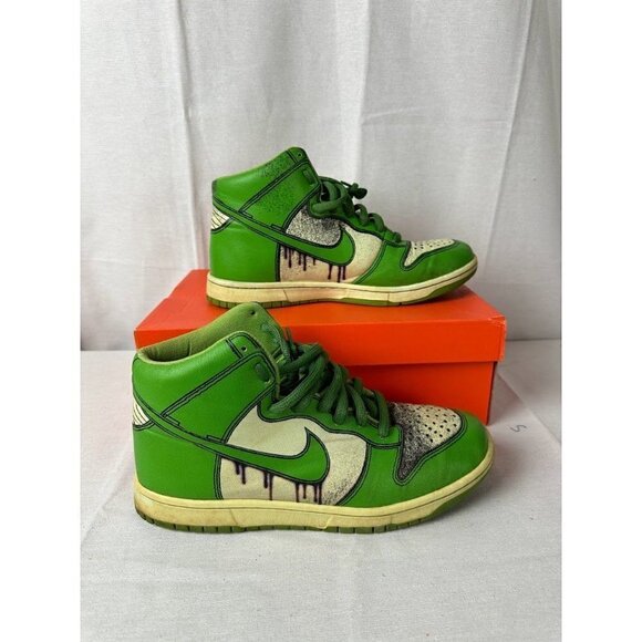 Nike Dunk High 1 Piece Premium 2007 - Sea foam/Chlorophyll - Very Rare Size 10 main image 7